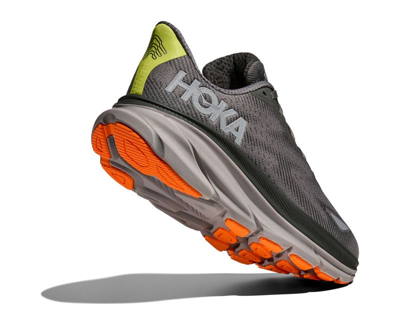 Hoka M Clifton 9 GTX Asphalt Grey/Gravel