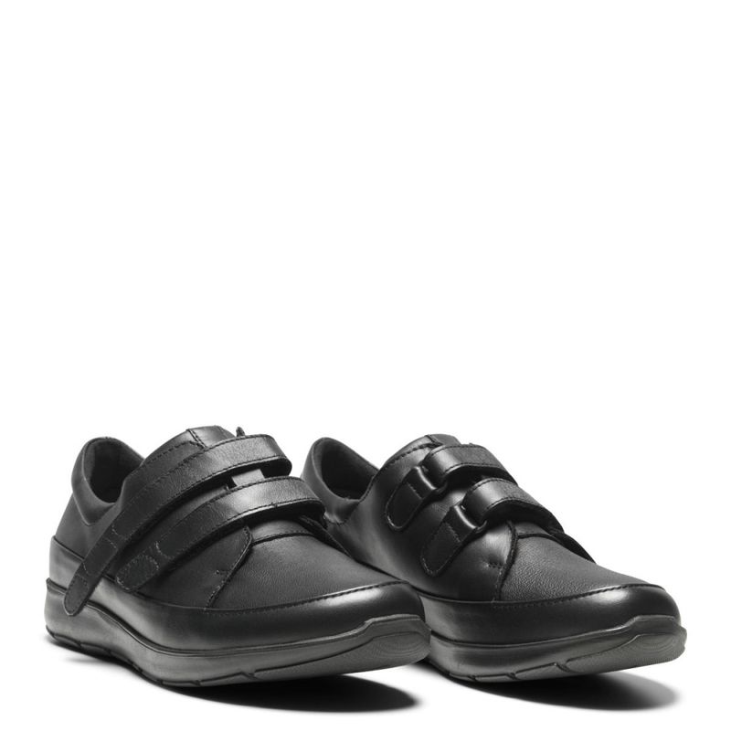 New Feet Sko med två kardborreband, svart