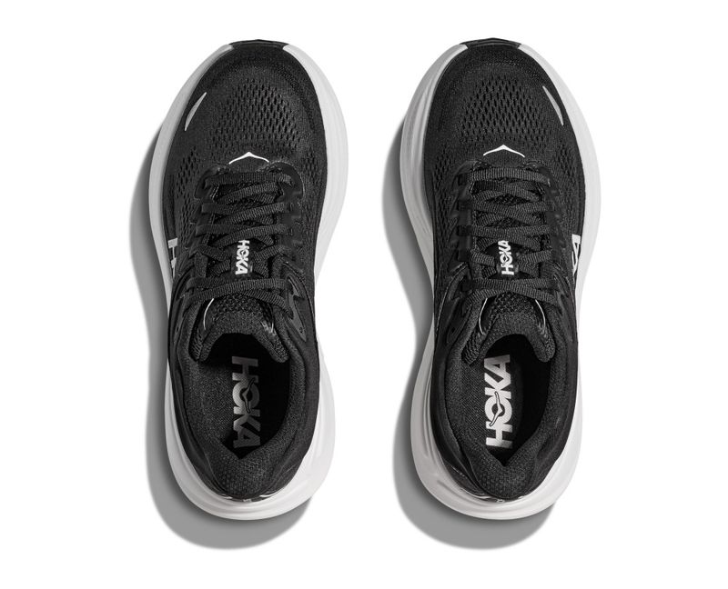 Hoka M Bondi 9 Wide Black/White